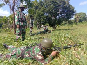 Pertajam Kemampuan Menembak Prajurit Kodim 1624/Flotim Gelar Latbak Jatri