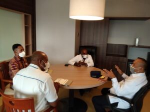 Rencana Pengiriman Beras ke Lembata-NTT, Bupati Merauke Temui Staf Khusus Menteri Perhubungan RI