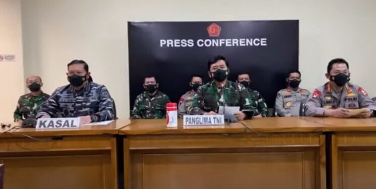 Sampaikan Duka Cita, Panglima TNI: Awak KRI Nanggala Gugur