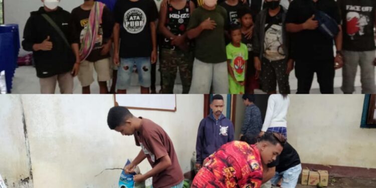 Pemuda Puor Bantu Pengungsi Banjir Bandang Lembata