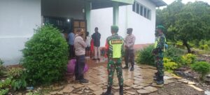 Kodim Flotim dan Tim Gabungan Amankan Gereja Jelang Paskah