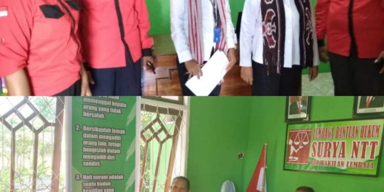 Kanwil Kemenkumham NTT Akreditasi LBH Surya NTT Perwakilan Lembata