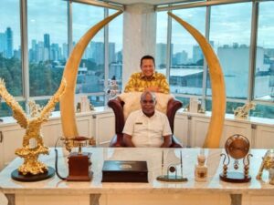 Temui Ketua MPR RI, Bupati Merauke Minta Dukungan Pemekaran PPS