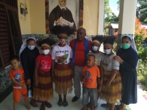 Bupati Merauke Berkunjung ke Panti Asuhan St. Vincentius Alma