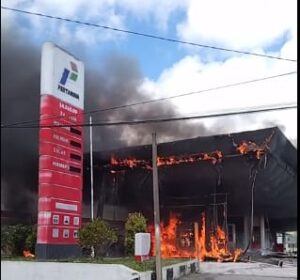 SPBU Mena-Manggarai Ludes Terbakar