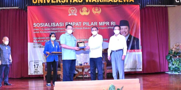 Bamsoet: Civitas Akademika Universitas Warmadewa Bali Dukung MPR RI Miliki Kewenangan Susun dan Tetapkan PPHN