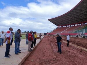 Bupati Merauke Kecewa, Sejumlah Item Pekerjaan di Stadion Katalpal Belum Dirampungkan