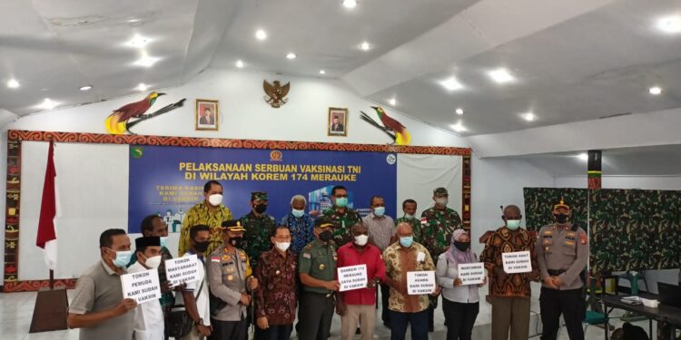 Masyarakat Merauke sangat Senang Dapat Kesempatan Divaksin
