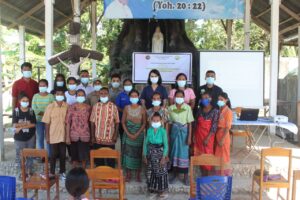 Puskesmas Fahiluka Malaka Gelar Sosialisasi Vaksinasi Bagi Masyarakat