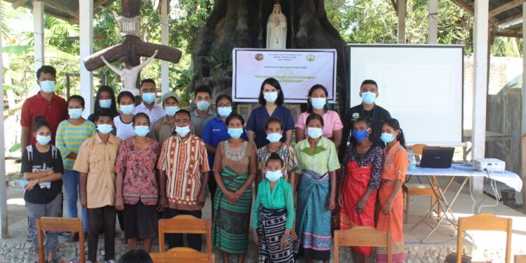 Puskesmas Fahiluka Malaka Gelar Sosialisasi Vaksinasi Bagi Masyarakat