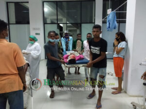 Truk Milik Yakobus Gesing Wuwur Dari Puor Terbalik, Belasan Terluka