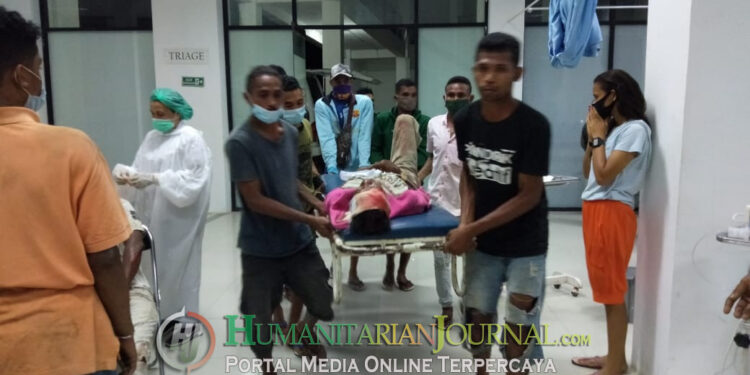 Truk Milik Yakobus Gesing Wuwur Dari Puor Terbalik, Belasan Terluka