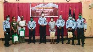 Lapas Lembata Salurkan Bantuan Sosial Bagi Masyarakat Terdampak Covid-19