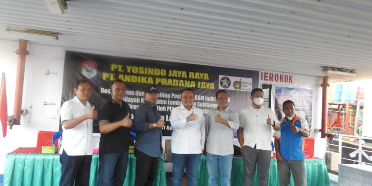 PLT Bupati Lembata Launching BBM di Atas Tongkat Artha Bahari, Distributor Optimis Perekonomian Bergeliat