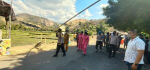 Kapolres Ende Pantau Pos Penyekatan Perbatasan di Ratebobi