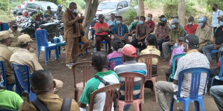 Bertemu Masyarakat Petani Di Parek Walang, Thomas Ola Dorong Peningkatan Produktivitas Pertanian