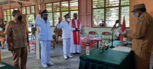 Wabup Manggarai Timur Lantik Dua Kades : Tantangan Tekan Laju Corona