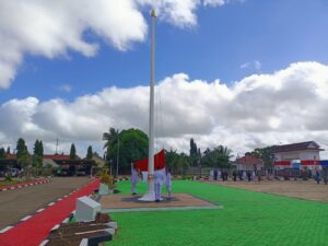 Semangat dan Ketangguhan Paskibra Merauke  	Kala Mengibarkan Bendera Merah Putih