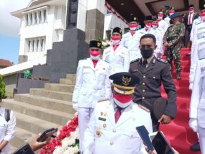 Ucapkan Dirgahayu Kemerdekaan RI, Bupati Merauke Minta Masyarakat  Tangguh Hadapi Badai Pandemi Covid-19