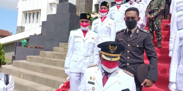 Ucapkan Dirgahayu Kemerdekaan RI, Bupati Merauke Minta Masyarakat  Tangguh Hadapi Badai Pandemi Covid-19