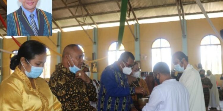 Pemda Rayakan Misa Syukur Pelantikan Bupati Lembata, Thomas Ola di Hadakewa