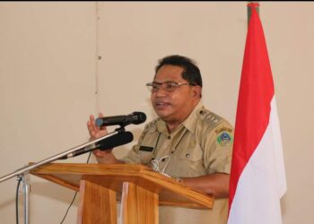 Lantik Kades di Elar, Bupati Agas: Tolong Perhatikan Kaum Disabilitas dan ODGJ