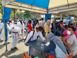 Bhayangkari Cabang Ende Gebyar Vaksin Merdeka Peduli Covid-19