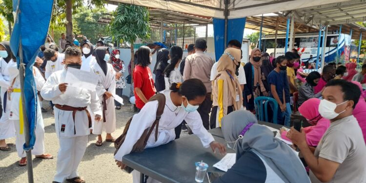 Bhayangkari Cabang Ende Gebyar Vaksin Merdeka Peduli Covid-19