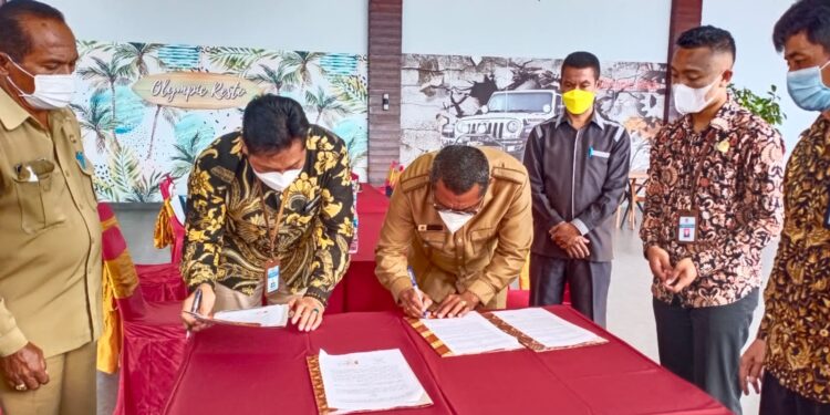 Bupati Lembata Teken MoU Dengan Kanwil DJPb NTT Terkait Pengelolaan Keuangan