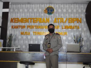 Kakan BPN Lembata, Eduward M. Y. Tuka, S.SiT : Sertifikasi Aset Pemkab Lembata Dukung Opini Wajar Tanpa Pengecualian