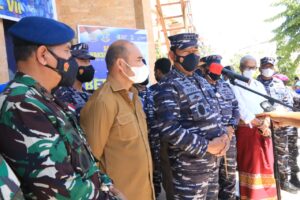 KSAL Yudo Margono di Kupang : Percepatan Vaksinasi Dorong Pemulihan Ekonomi Nasional