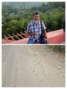 Penambalan Jalan Lintas Utara Datusoko Menuju Kotabaru Ende Tidak efektif