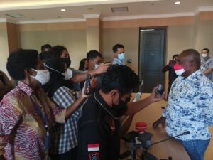 Romanus Mbaraka Ingatkan Jurnalis Merauke 	Tak Membuat Judul Tulisan Bombastis