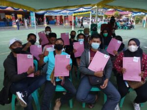 Pendaftaran Relawan, Belasan Jurnalis Merauke Ikut Mendaftar