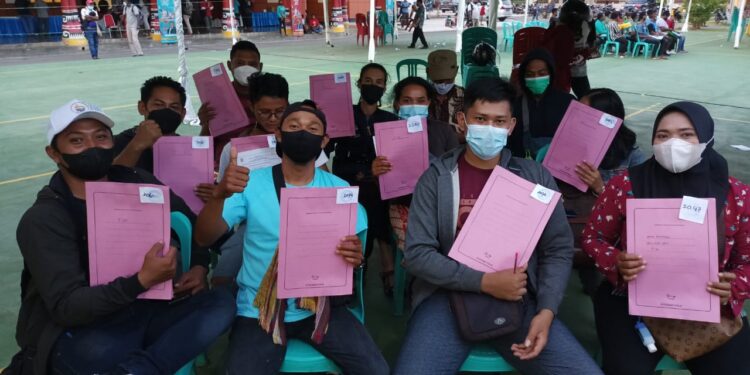 Pendaftaran Relawan, Belasan Jurnalis Merauke Ikut Mendaftar