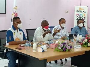 Dengan Suara Tinggi, Romanus Tegaskan, Hanya Ketua Umum Subda Merauke Bicara Persiapan Jelang PON