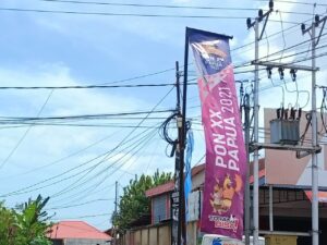 Baliho PON XX Dipasang ‘Takaruan’ Orang Jakarta, Bupati Merauke Marah