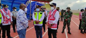 Tinjau Fasilitas Pendukung PON XX Papua, Menhub RI Apresiasi Gerakan Cepat Bupati Merauke