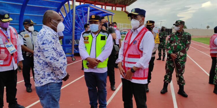 Tinjau Fasilitas Pendukung PON XX Papua, Menhub RI Apresiasi Gerakan Cepat Bupati Merauke