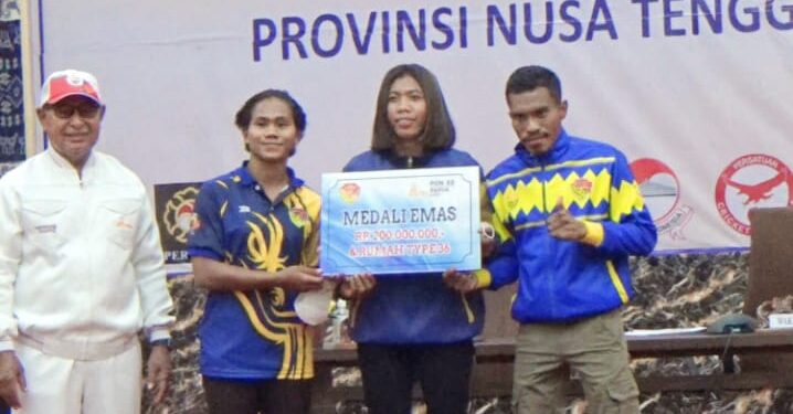Atlet NTT Peraih Medali PON Papua, Terima Hadiah Uang Tunai dan Rumah