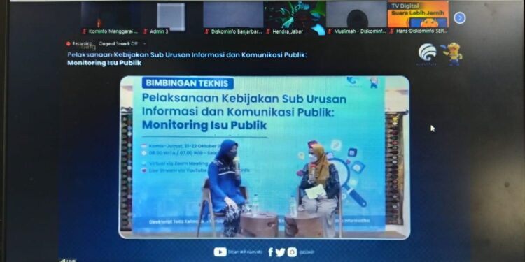 Kominfo Gelar Bimtek Monitoring Isu Publik