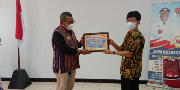 Pemda Lembata Raih Opini WTP Dari Kementerian Keuangan