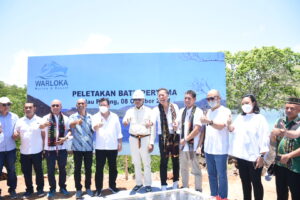 Gubernur NTT Letakan Batu Pertama Pembangunan Warloka Marina Resort di Pulau Purung