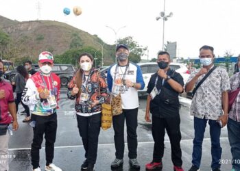 Kontingen PON NTT Diterima Panitia dan Paguyuban Flobamorata Papua