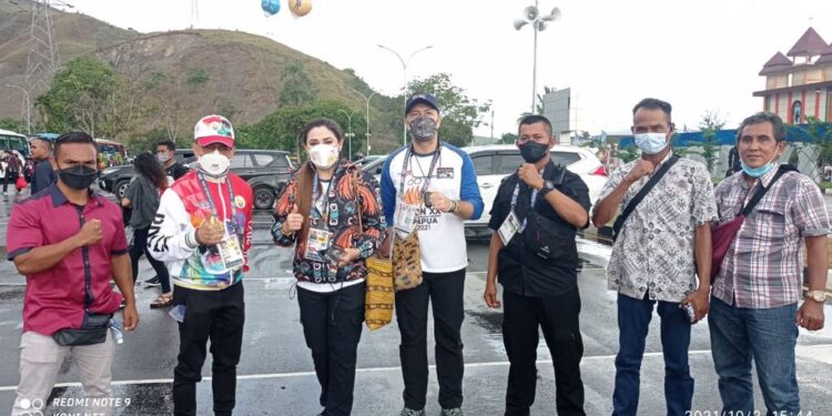 Kontingen PON NTT Diterima Panitia dan Paguyuban Flobamorata Papua