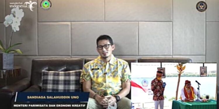 Menteri Sandiaga, Kembali Apresiasi Pemkab Manggarai Timur Bangun Pariwisata