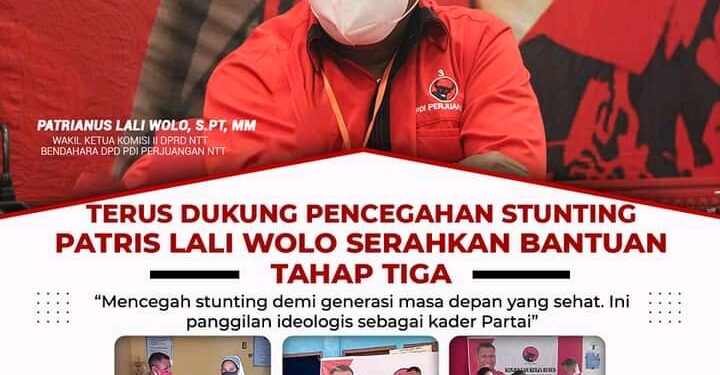 Anggota DPRD NTT Patris Lali Wolo Serahkan Bantuan Bagi 9 Desa di Boawae