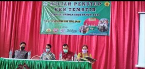 DISDUKCAPIL Bersama STPM Santa Ursula Ende Kuliah Penutup KKN Tematik