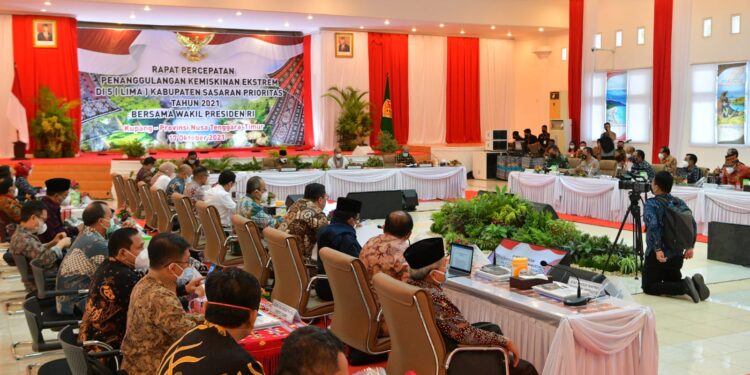 Wapres Pimpin Rapat Penanggulangan Kemiskinan Ekstrem di Provinsi NTT