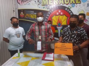 Seorang Anggota Brimob Batalyon D Merauke diparangi, Pelaku Diciduk